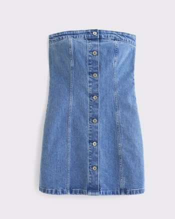 アンドマリーandmarryBonnie denim mini dress