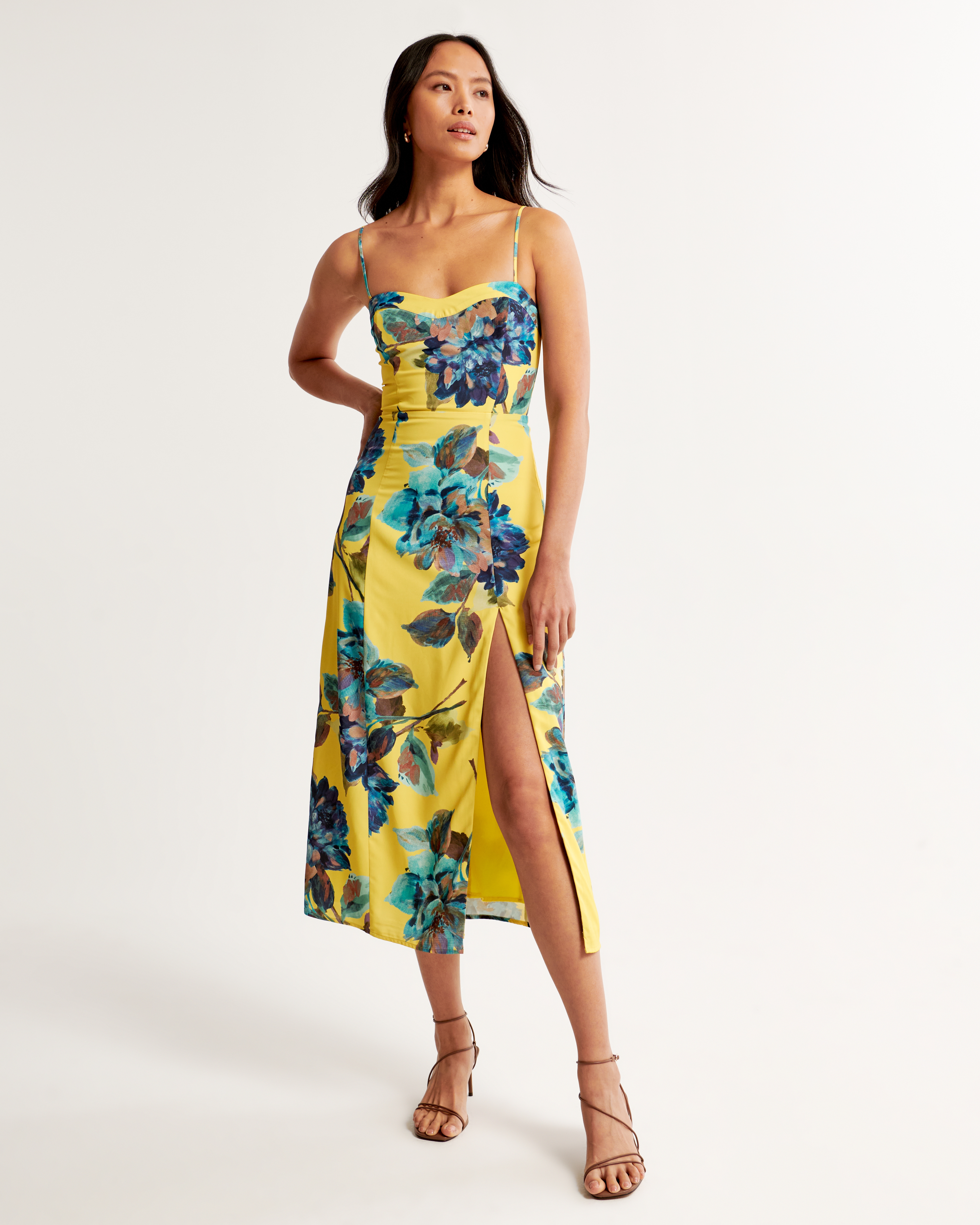 Abercrombie yellow outlet dress