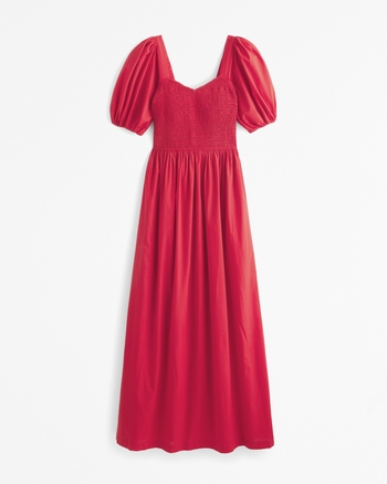 Puff Sleeve Smocked Maxi Dress from Abercrombie & Fitch - $59.99