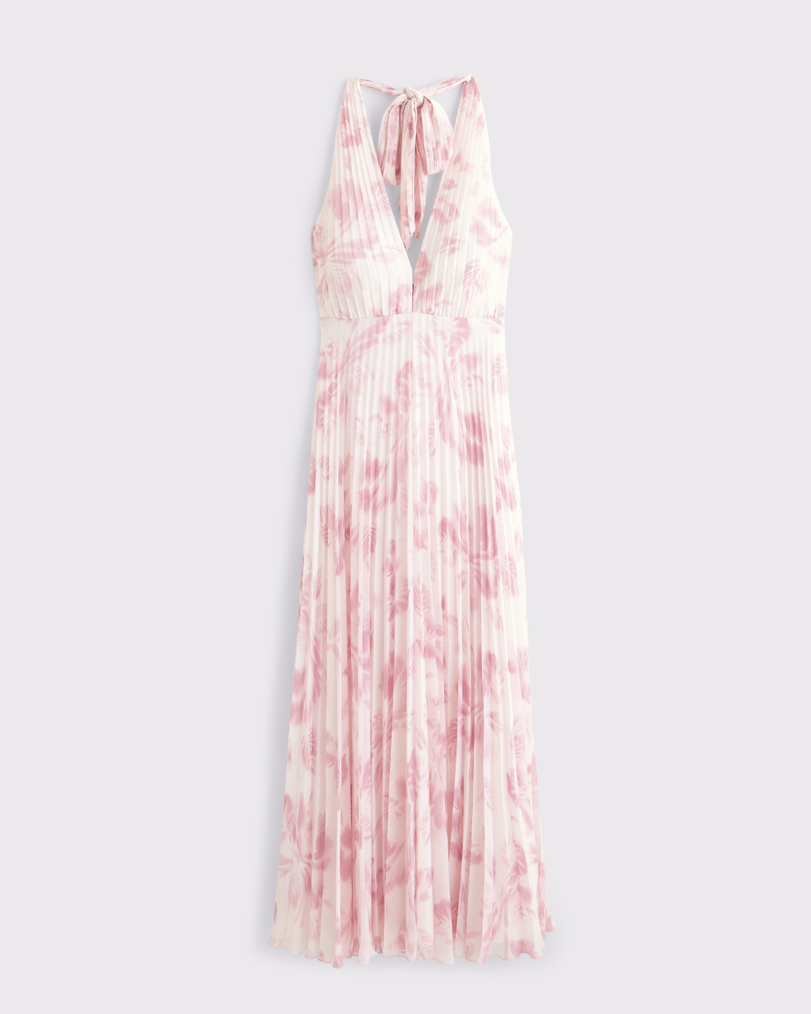 slim fit dress slacks Gizelle Metallic Tulip Halter Maxi Dress in Pastel Blue Multi