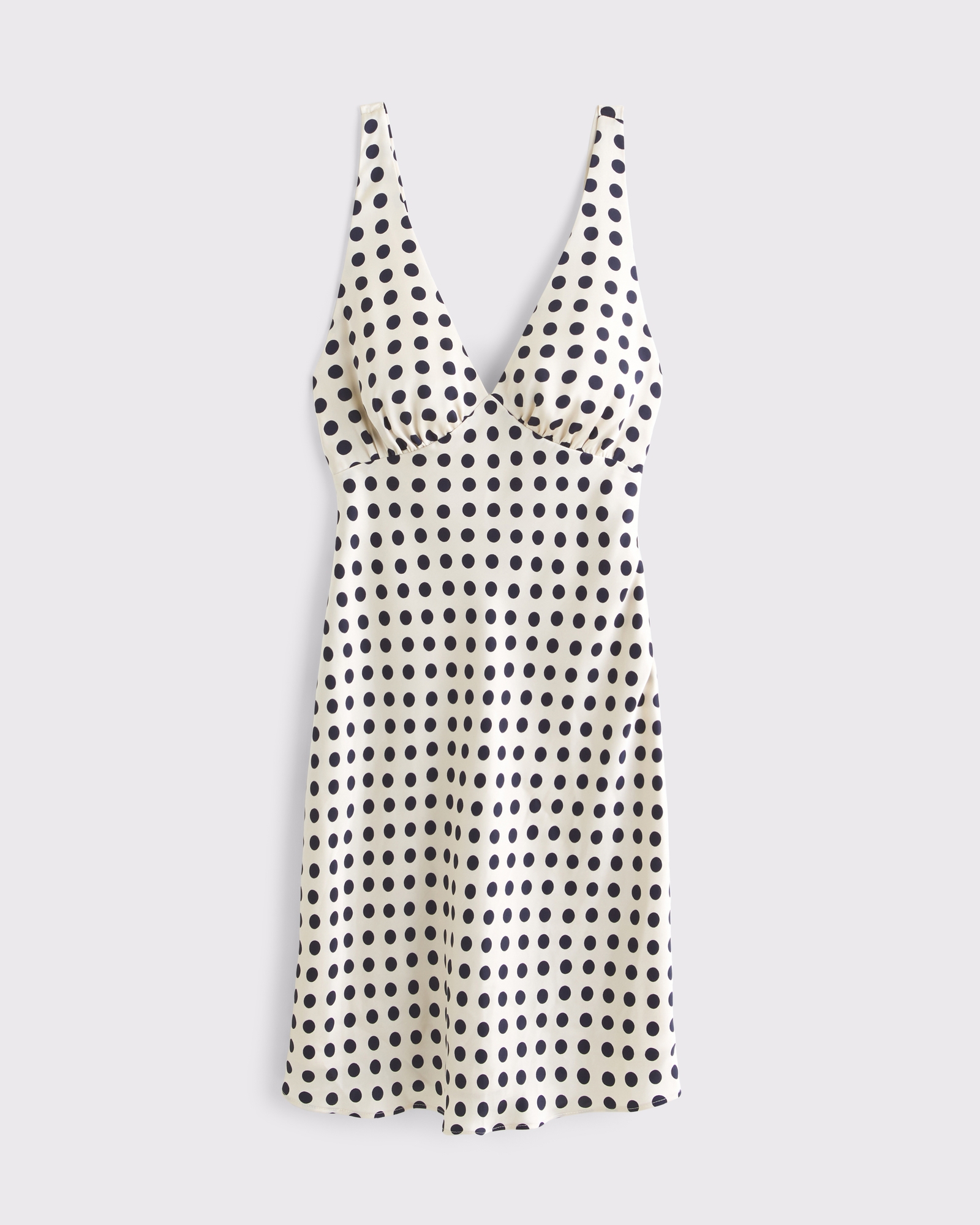Halter Knee-Length Slip Dress