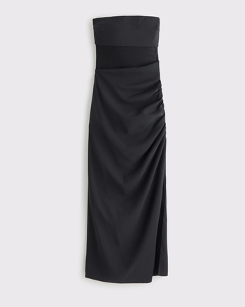 Sheer Draped Maxi Dress from Abercrombie & Fitch - $39.97