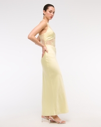 Women's The A&F Julia Slip Lace Halter Maxi Dress | Women's Clearance |  Abercrombie.com