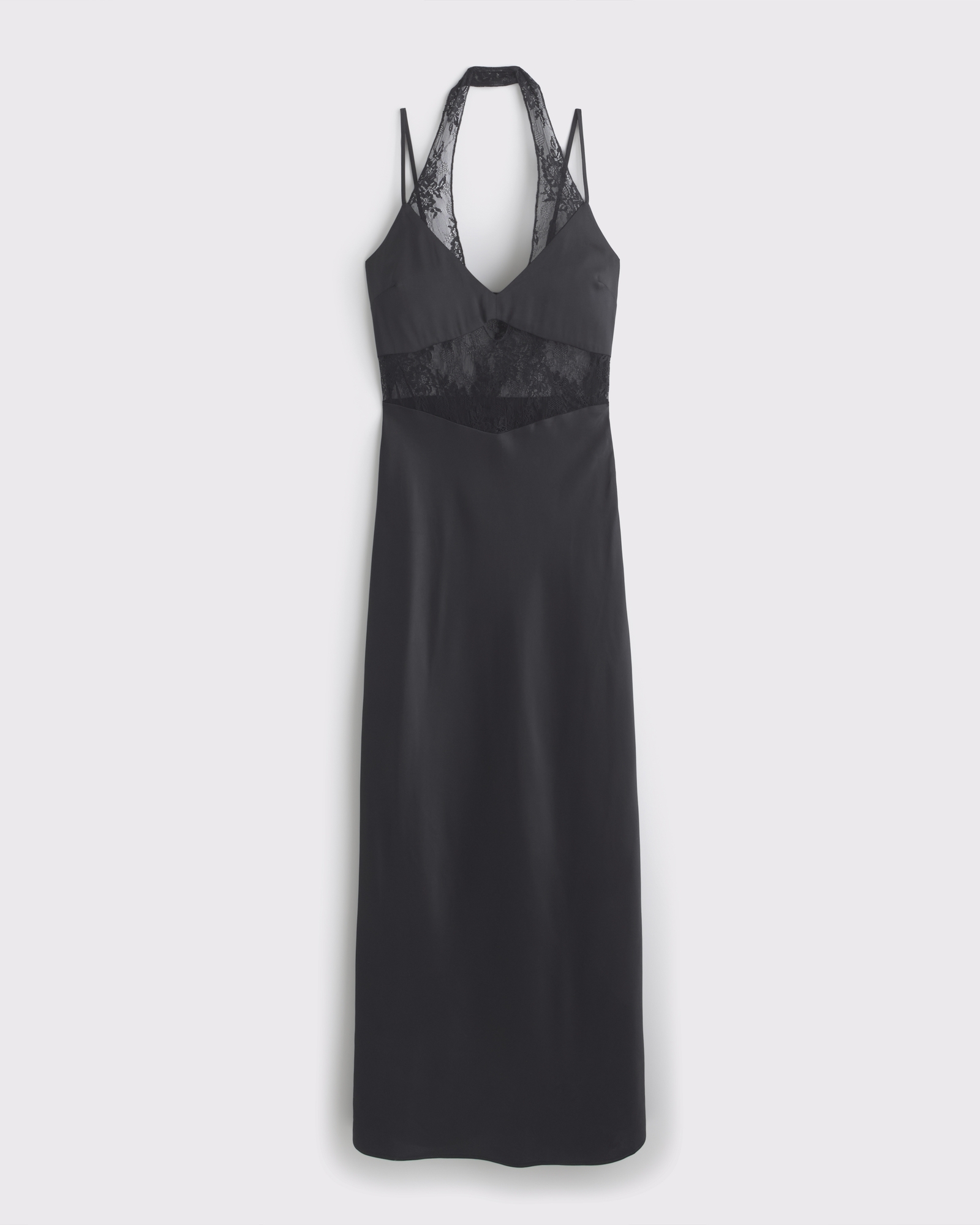 The A&F Julia Slip Lace Halter Maxi Dress