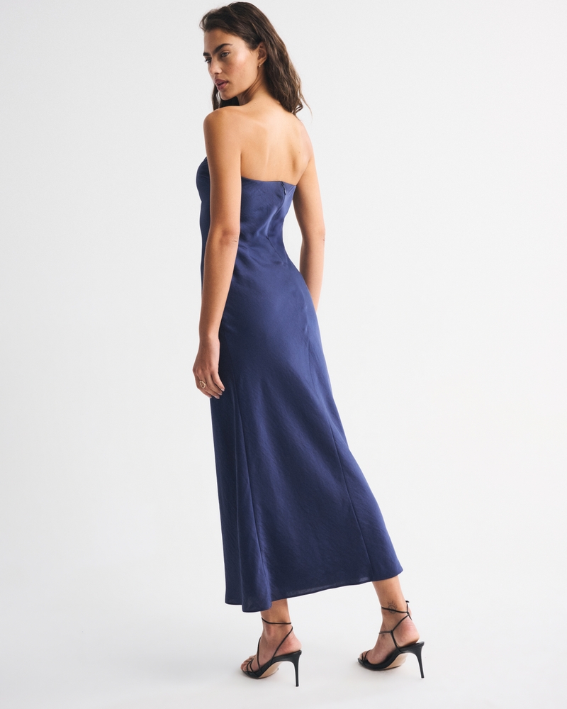 The A&F Julia Strapless Scarf Maxi Dress