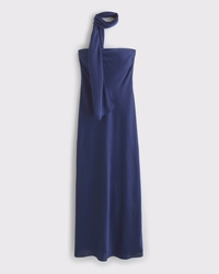 The A&F Julia Strapless Scarf Maxi Dress