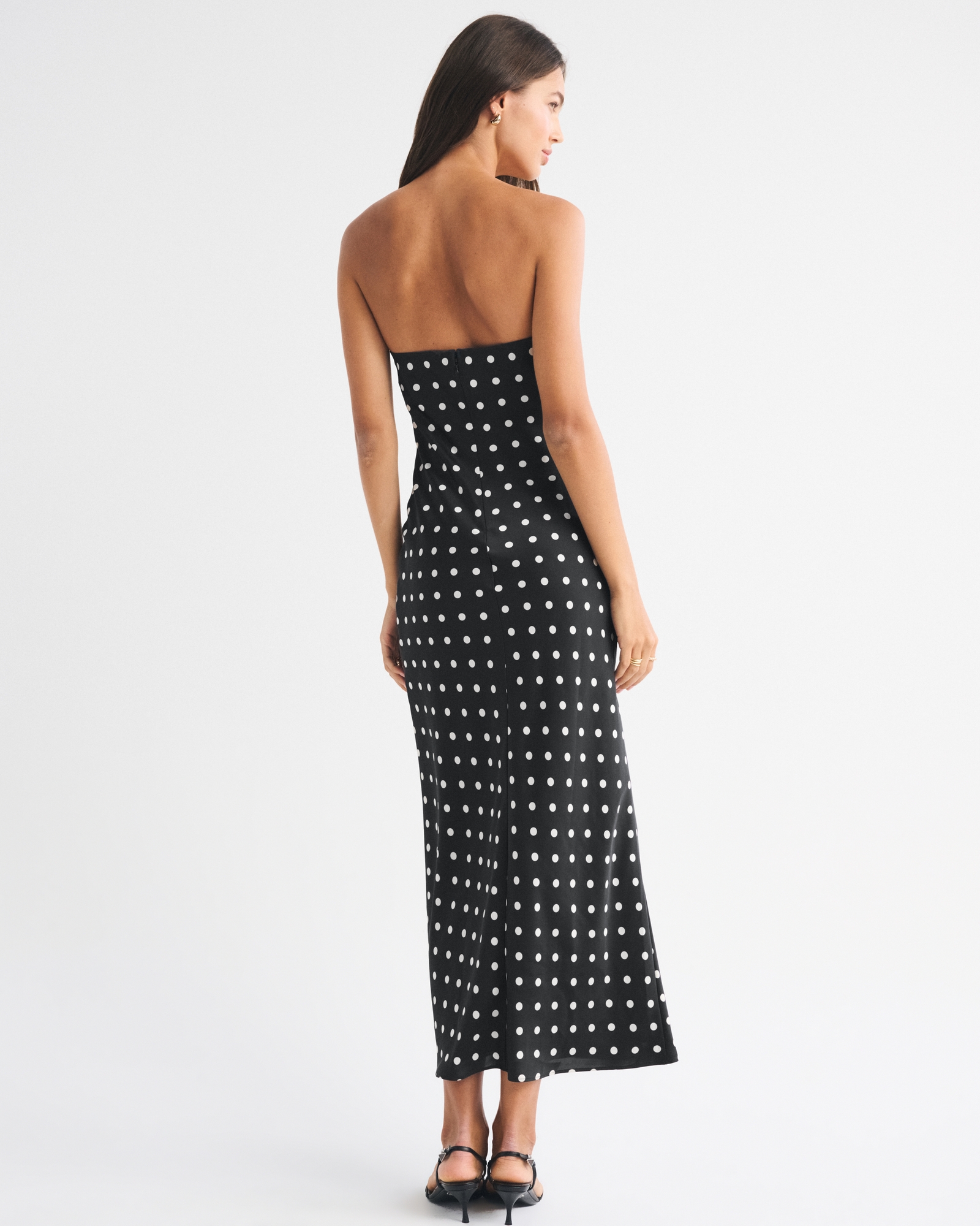 The A&F Julia Strapless Scarf Maxi Dress