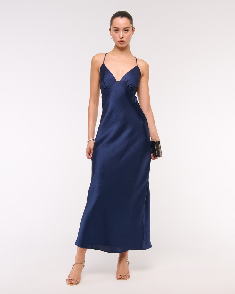The A&F Emerson Lace-Up Back Maxi Dress