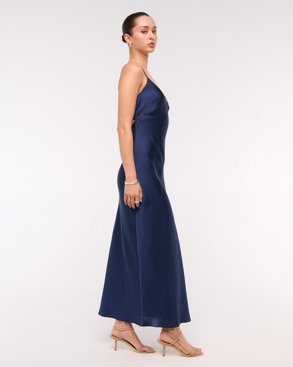 The A&F Julia Slip Tie-Back Maxi Dress