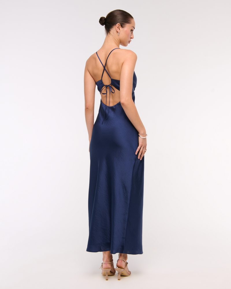 The A&F Julia Slip Tie-Back Maxi Dress