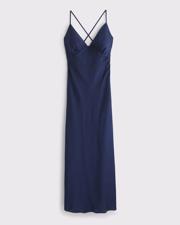 dark blue tube dress Ruffle Tube Bodycon Dress – Navy Blue – Lugrantha main image 0