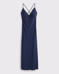 The A&F Julia Slip Tie-Back Maxi Dress