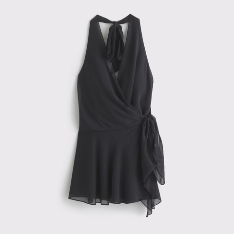 Женские платья Abercrombie & Fitch Draped Halter Mini Dress