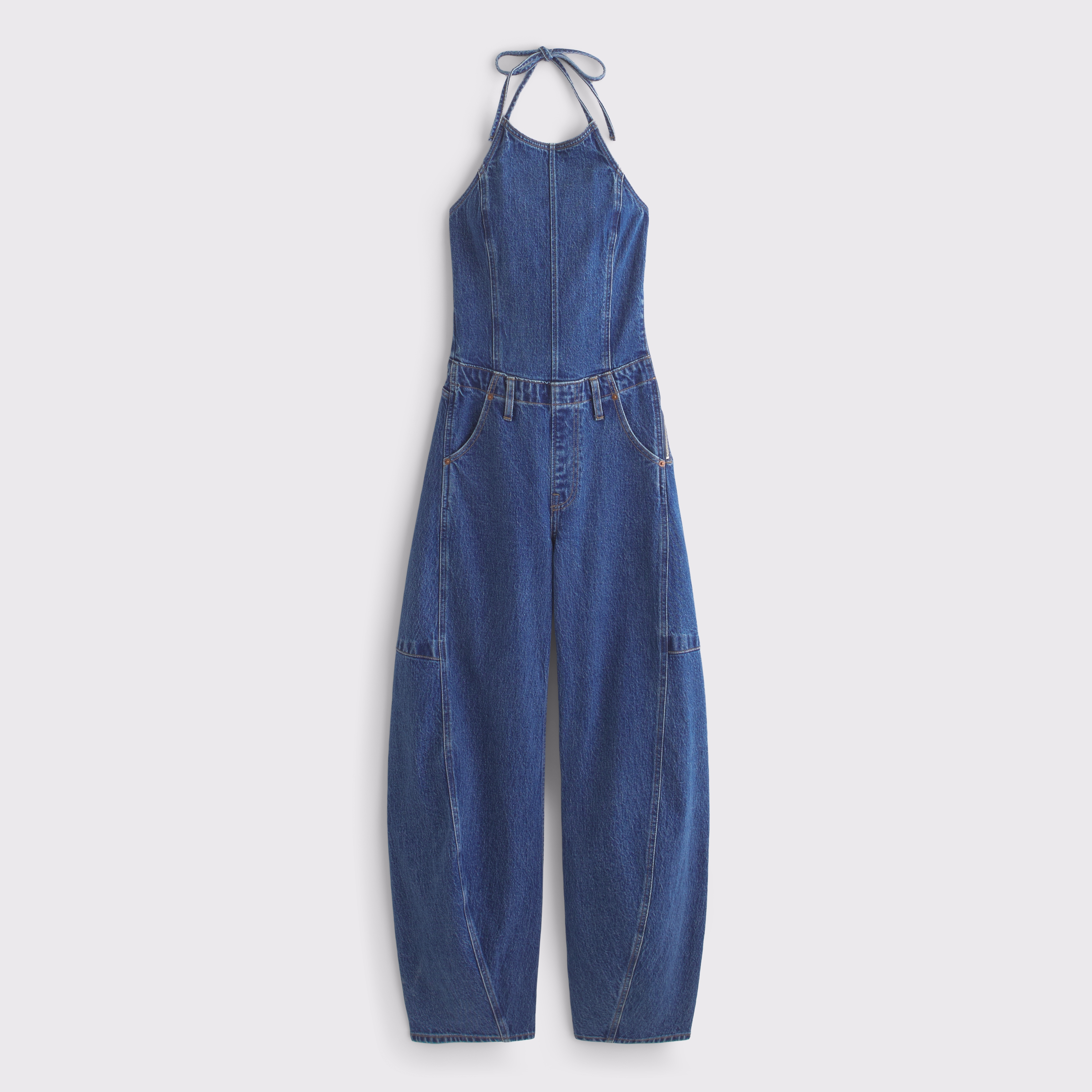 MARELLA マレーラ　デニムジャンプスーツ 試着対象】atelier SOMETHING STAND COLLAR JUMP SUIT/スタンド