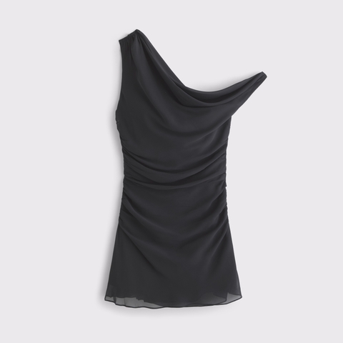 Женские платья Abercrombie & Fitch One-Shoulder Draped Mini Dress