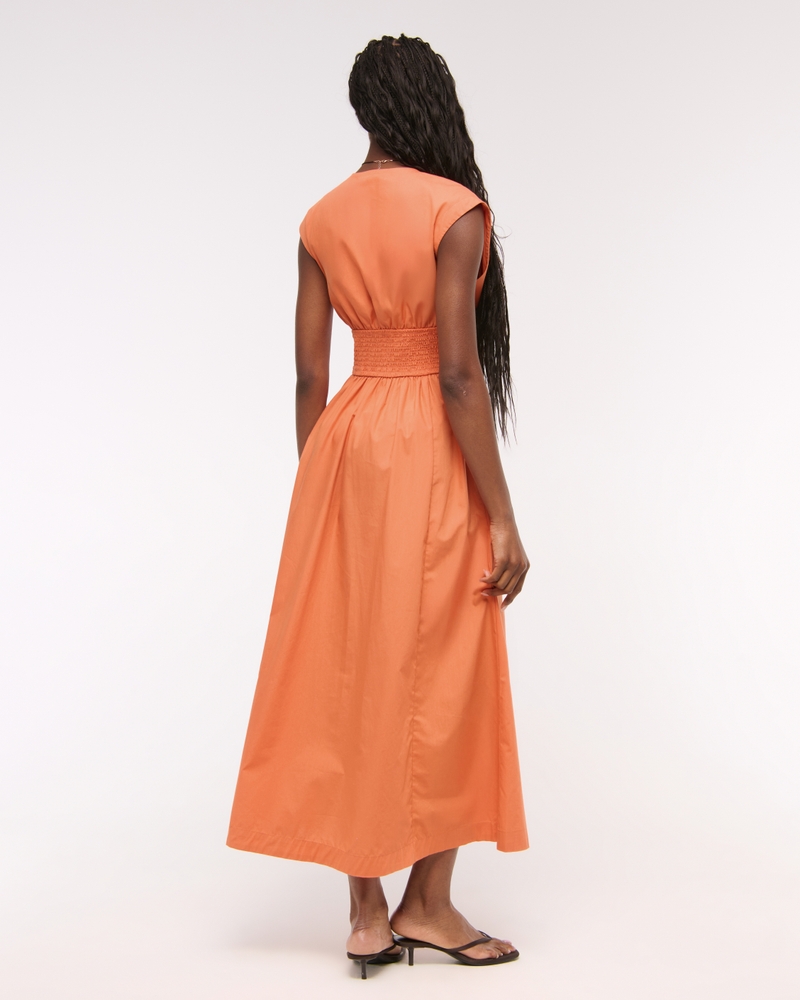 Twist-Front Maxi Dress