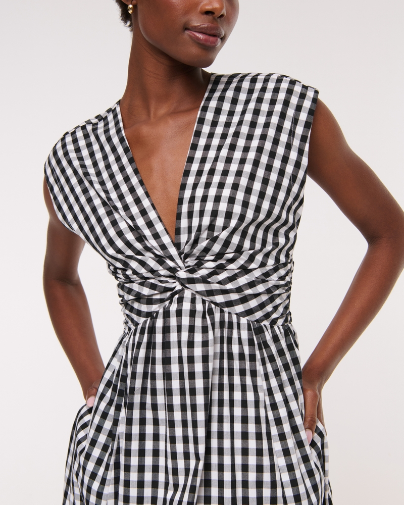 Twist-Front Maxi Dress