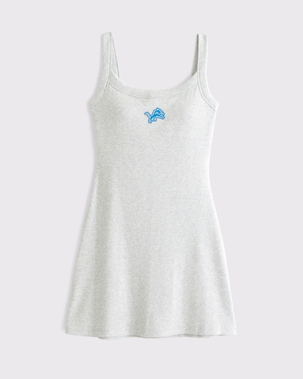 Detroit Lions Bra-Free Essential 90s Rib Mini Dress