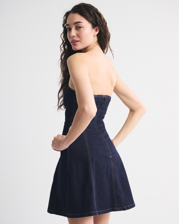 white christmas dresses Bluebird Days Denim Mini Dress main image 1
