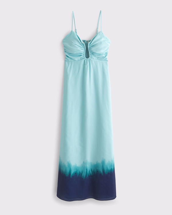 Bra-Free Hardware Maxi Dress