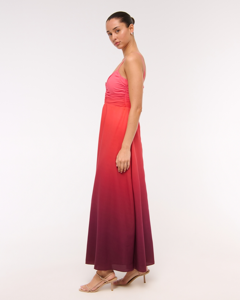 Bra-Free Hardware Maxi Dress