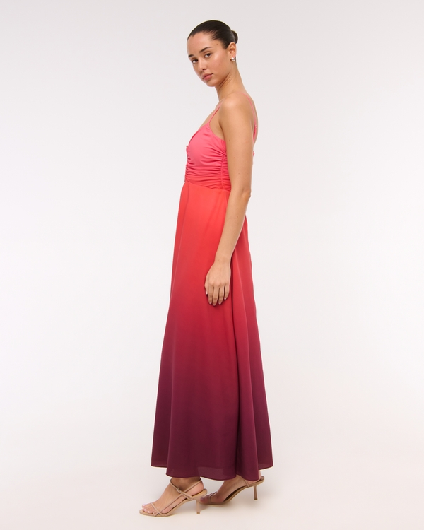 Bra-Free Hardware Maxi Dress
