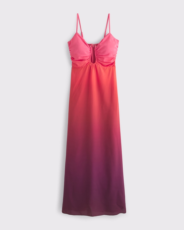Bra-Free Hardware Maxi Dress