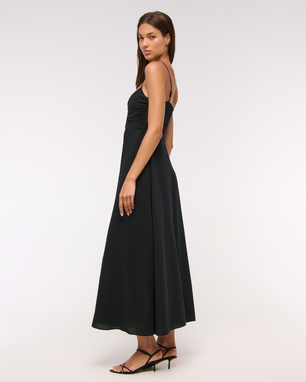 Bra-Free Hardware Maxi Dress