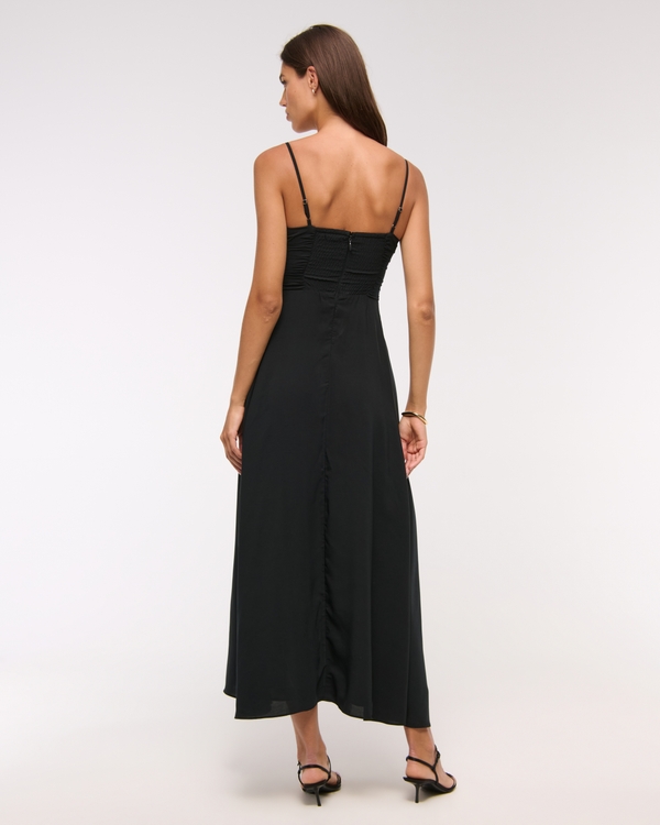 Bra-Free Hardware Maxi Dress