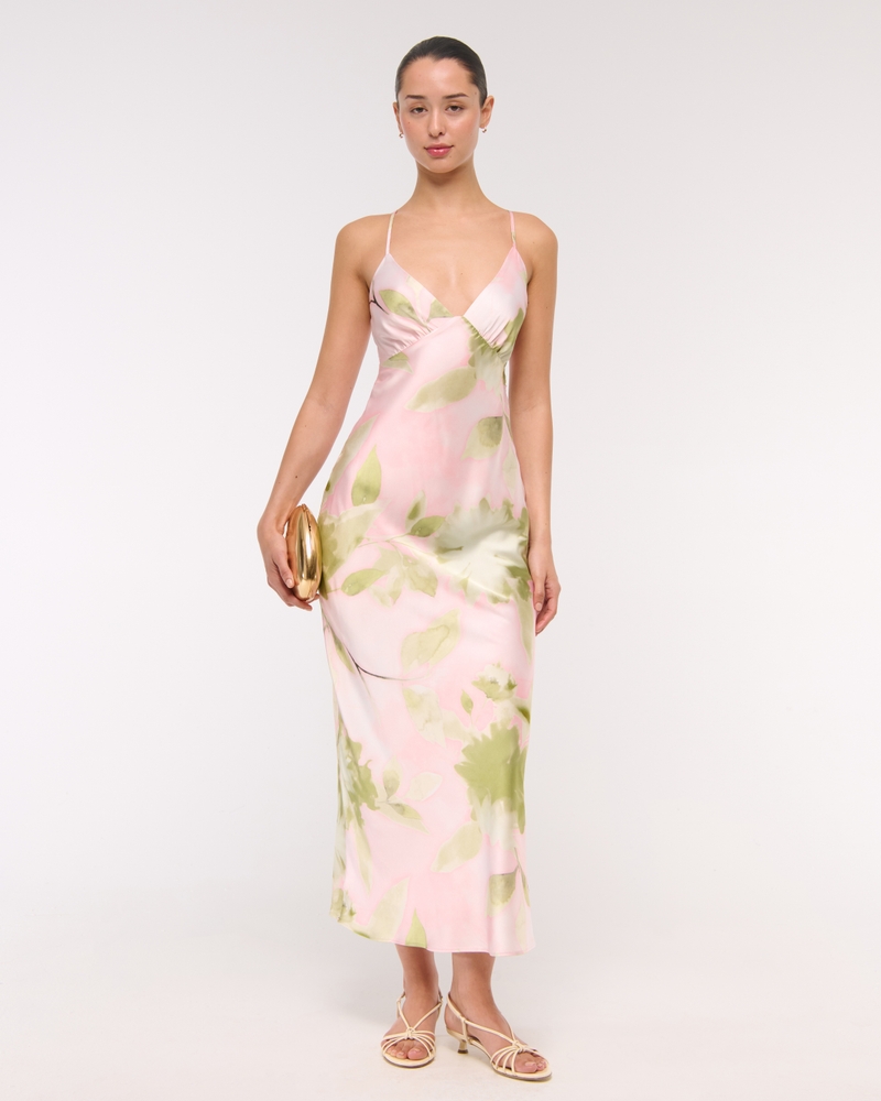 Women's The A&F Julia Slip Tie-Back Maxi Dress Women's Dresses