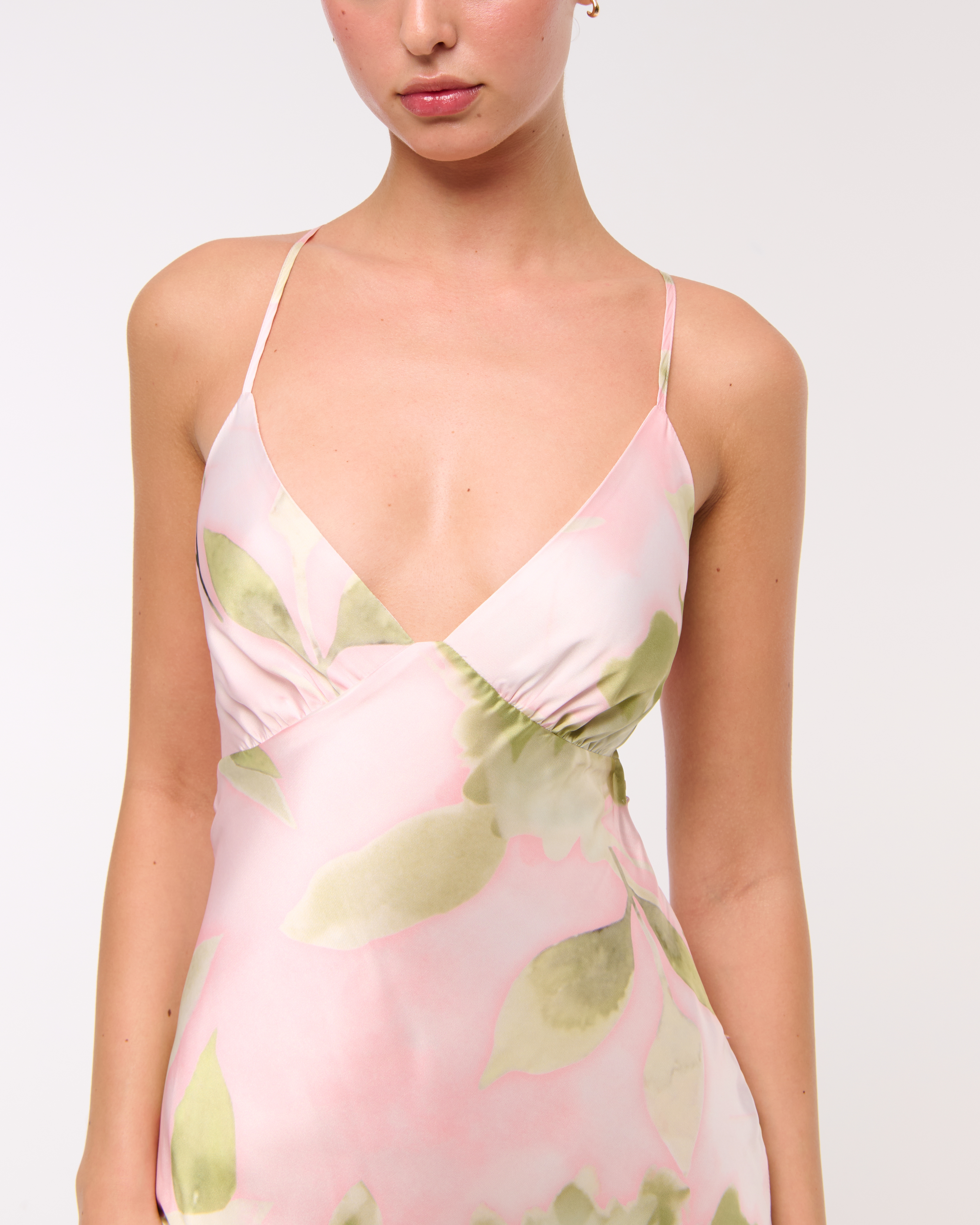 Abercrombie & Fitch The A&f Julia Slip Tie-back Maxi Dress