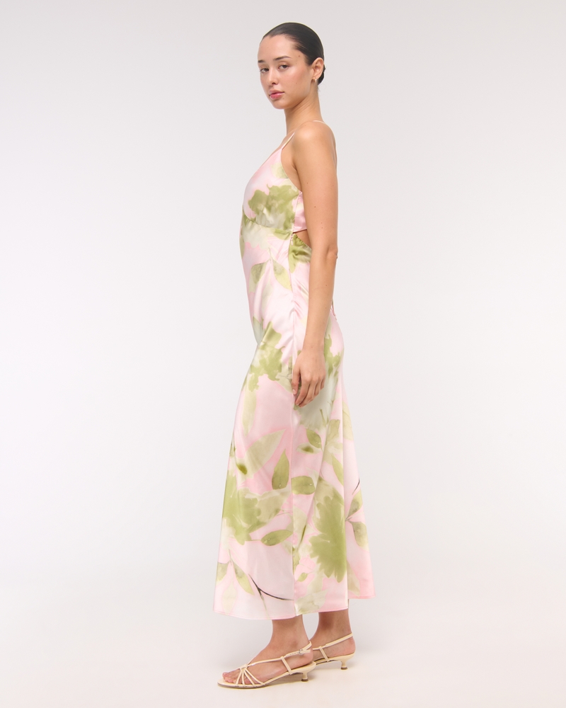 The A&F Julia Slip Tie-Back Maxi Dress