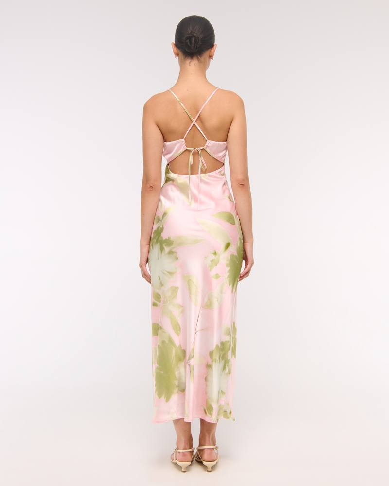 The A&F Julia Slip Tie-Back Maxi Dress