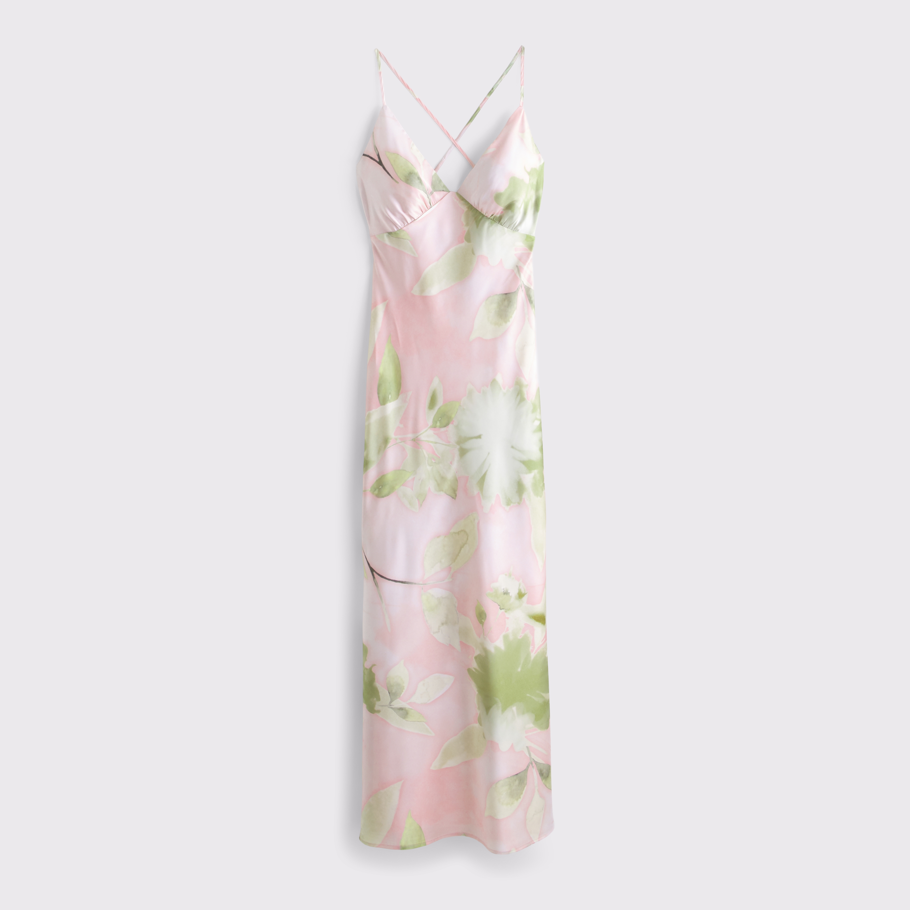 Abercrombie & Fitch The A&f Julia Slip Tie-back Maxi Dress