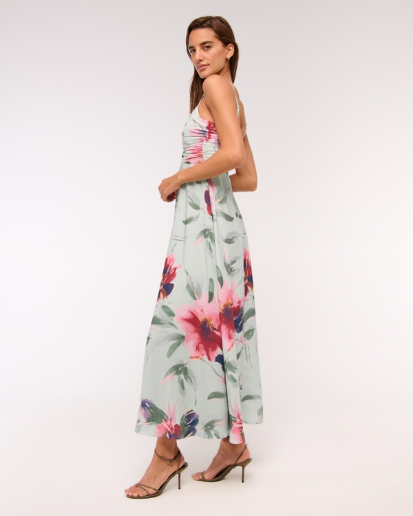 Bra-Free Hardware Maxi Dress