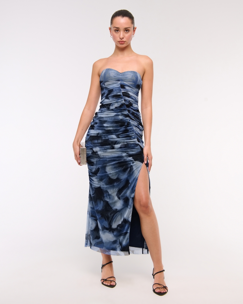Cowl Neck Draped Maxi Dress