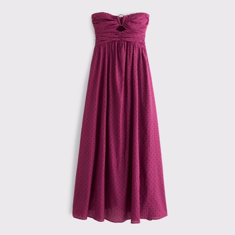 Женские платья Abercrombie & Fitch Strapless Hardware Cutout Maxi Dress
