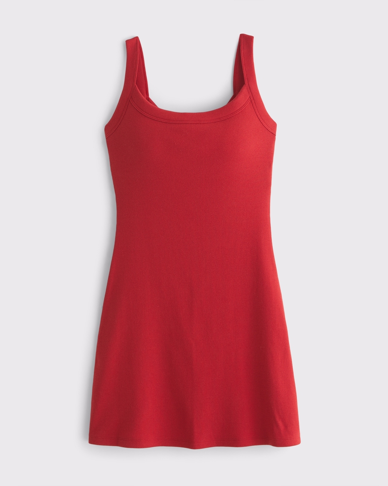 Bra-Free Essential 90s Rib Mini Dress