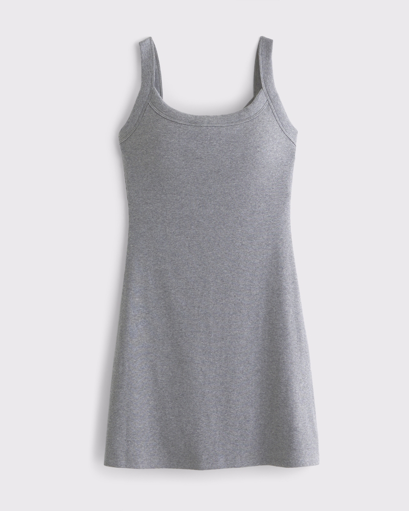 Bra-Free Essential 90s Rib Mini Dress