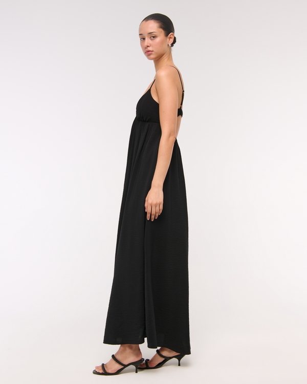 long flowy blue dress Flowy Prom Dresses,Blue Prom Dress with Slit