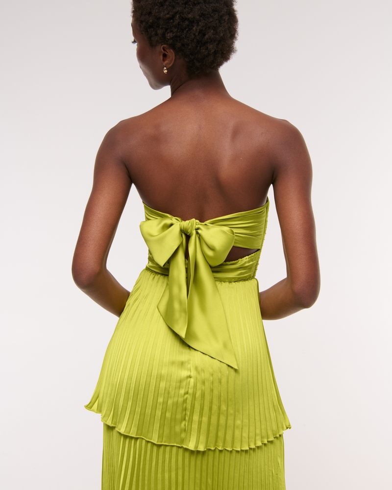 The A&F Giselle Strapless Tiered Maxi Dress