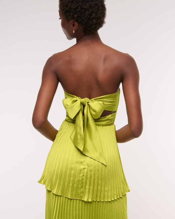 The A&F Giselle Strapless Tiered Maxi Dress