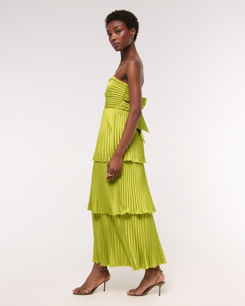 The A&F Giselle Strapless Tiered Maxi Dress