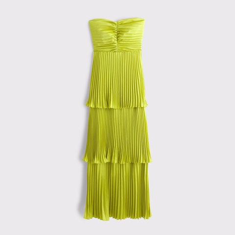 Женские платья Abercrombie & Fitch The A&F Giselle Strapless Tiered Maxi Dress