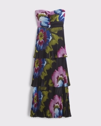 The A&F Giselle Strapless Tiered Maxi Dress