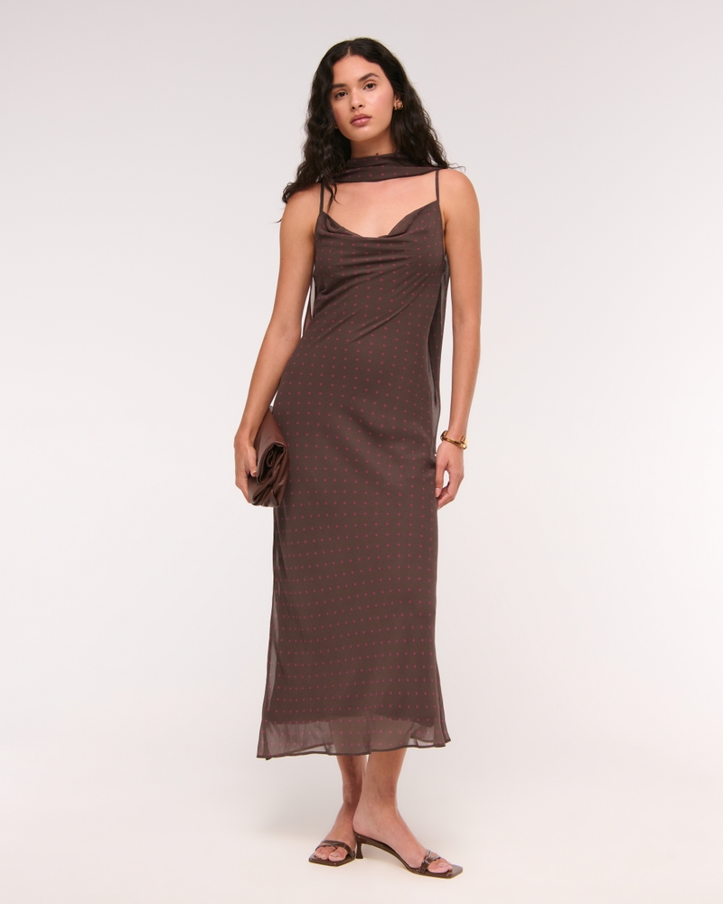 The A&F Julia Slip Cutout Maxi Dress