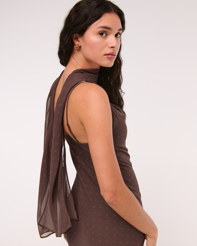 The A&F Julia Slip Scarf Maxi Dress