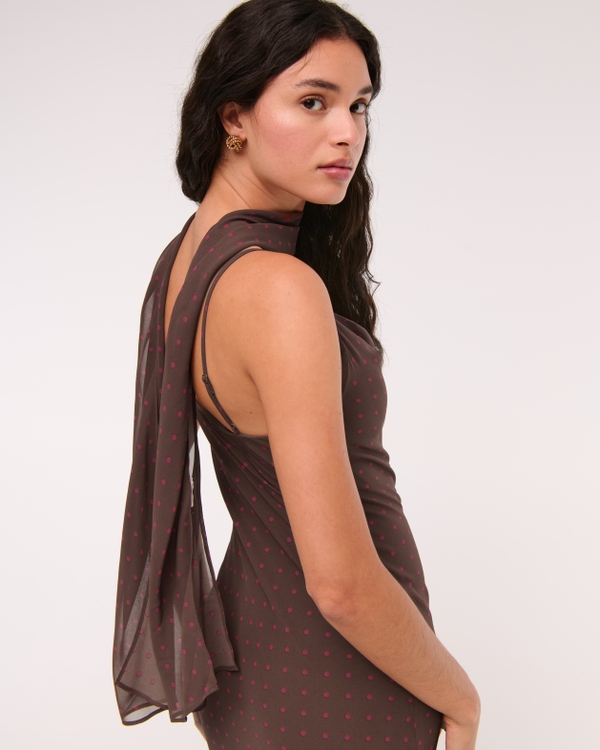 The A&F Julia Slip Scarf Maxi Dress