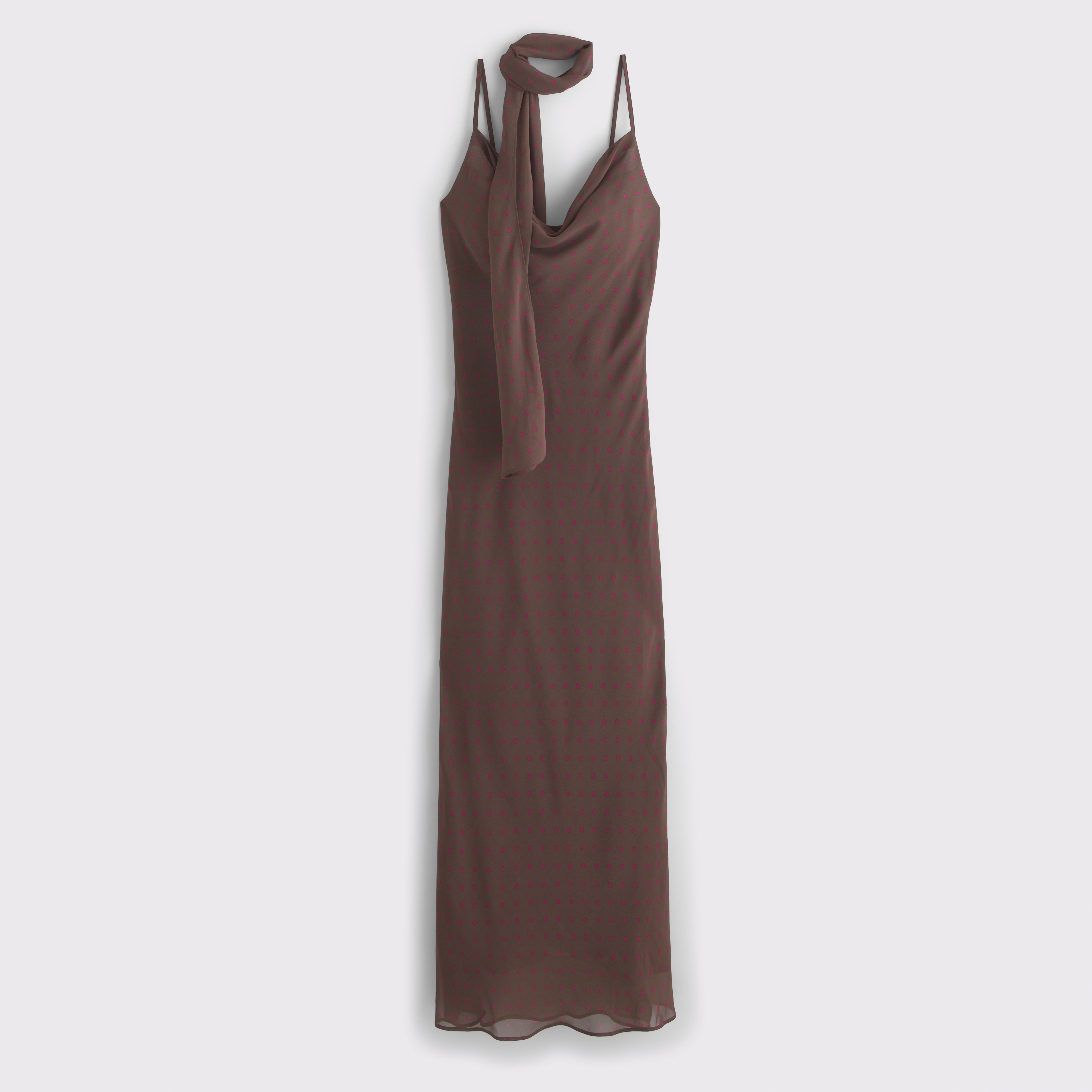 Abercrombie & Fitch The A&f Julia Slip Scarf Maxi Dress