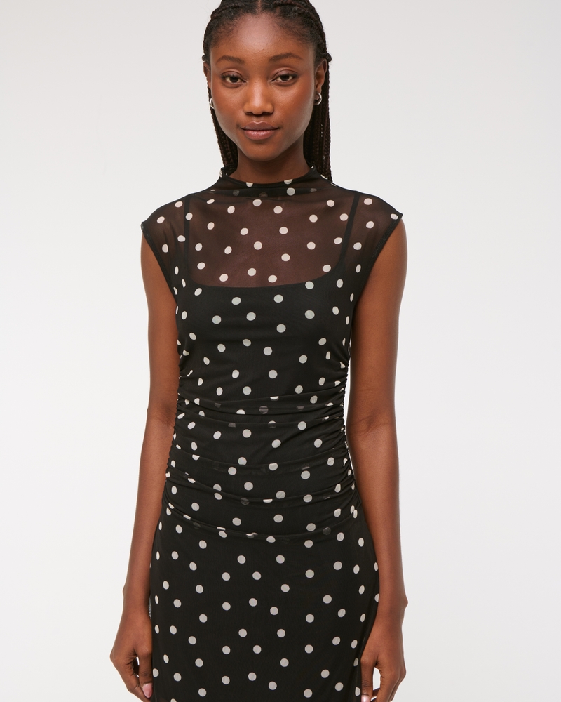The A&F Paloma Mesh Mini Dress